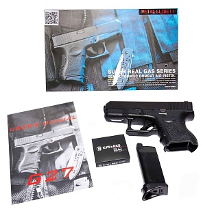 KJW Пистолет Glock 27, greengas