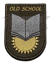 детальное фото Нашивка Zlo "Old school" хаки интернет-магазин "Планета страйкбола"