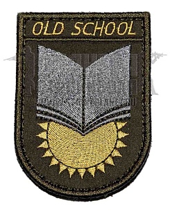 детальное фото Нашивка Zlo "Old school" хаки интернет-магазин "Планета страйкбола"