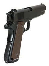 Пистолет KJW COLT M1911A1 GBB, CO2, черный (1911.CO2II)
