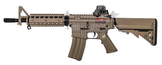 фото детально автомат cyma m4 cqb ris, tan (cm506tan) интернет-магазин "Планета страйкбола"
