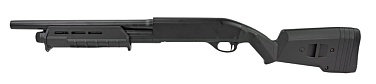 фото cyma дробовик cyma remington m870 укороченный, обвес magpul (cm355m bk)