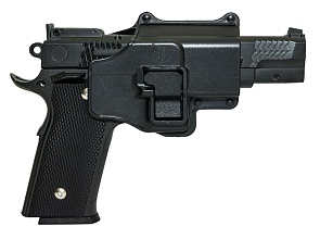 Galaxy Пистолет Smith & Wesson 945 с кобурой, спринг (g20+)