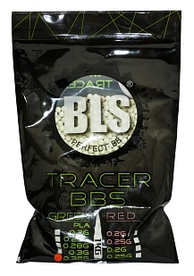 детальное фото для раздела Шары BLS 0.32г. 3100шт. трассерные зеленые (1kg-platr32) интернет-магазин "Планета страйкбола»