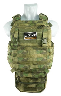 Подсумок Strike утилитарный напашный, A-TACS Camo кордура, mod1