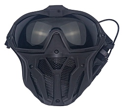 детальное фото Маска с вентилятором, черная интернет-магазин "Планета страйкбола"