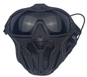 детальное фото Маска с вентилятором, черная интернет-магазин "Планета страйкбола"