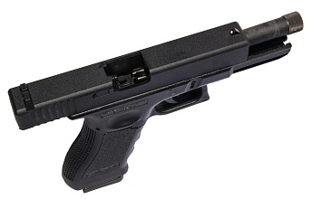 KJW Пистолет Glock 17, CO2, резьба под глушитель (kp-17-tbc.co2-bk)