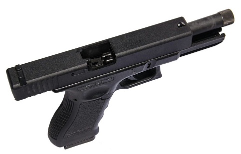 KJW Пистолет Glock 17, CO2, резьба под глушитель (kp-17-tbc.co2-bk)