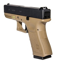 WE Пистолет Glock 19 gen.3, greengas, tan (WE-G003A-TAN)