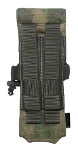 Подсумок Strike под 2 магазина АК с клапаном, A-TACS Camo кордура