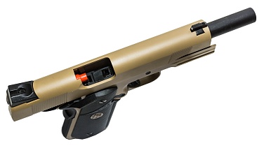 Пистолет KJW Colt M1911 MEU, tan, CO2 (kp-07.co2-tan)