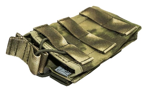Подсумок магазина АКМ 1 ССО без клапана molle A-TACS FG Camo (126043)