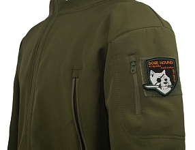 Нашивка Strike "Doge Hound" белая