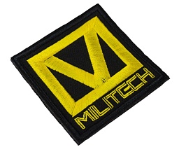 Нашивка Strike "Cyberpunk 2077. Корпорация Милитех / Militech" 70 мм