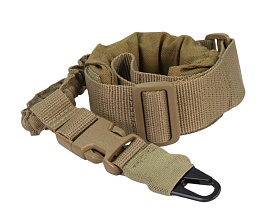 детальное фото Ремень оружейный Strike Коршун быстросброс М2 одноточечный, койот интернет-магазин "Планета страйкбола"