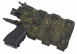 Кобура для пистолета c ЛЦУ/фонарем Strike правая, цифра