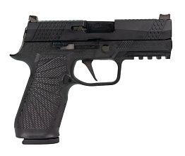 WE Пистолет Sig Sauer P-320 M18, greengas (WE-F008-BK)