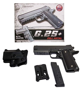 Galaxy Пистолет Colt 1911 4.3 с кобурой (g25+)
