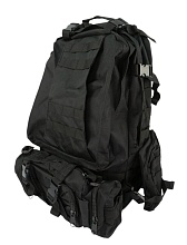 детальное фото Рюкзак рейдовый RusForce Climbing Army 50L, чёрный интернет-магазин "Планета страйкбола"