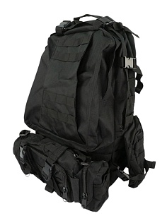 детальное фото Рюкзак рейдовый RusForce Climbing Army 50L, чёрный интернет-магазин "Планета страйкбола"