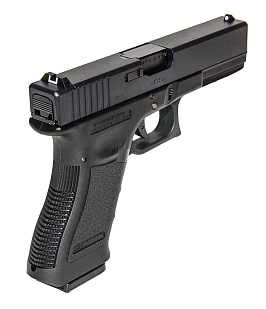 WE Пистолет Glock 17 gen.3, greengas (we-g001a-bk)