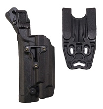 Кобура для Colt 1911, крепление на ремень, пластик, черная (Б/У)