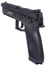 KJW Пистолет CZ P-09 с резьбой под глушитель, greengas (p-09 tbc)