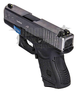 WE Пистолет Glock 27 gen.3, хром (g006a-sv)