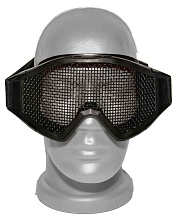 Очки-сетка Kingrin широкие черные (ma-03-bk)