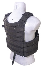 Плитоносец Kingrin 6094 Vest с подсумками черный (ve-46-bk), отсутствуют плечевые подушки(Б/У)