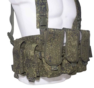 Разгрузочный жилет Strike честриг 3 ак, 1 утилитарный, 2 гранаты, цифра кордура