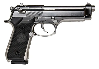 Пистолет WE Beretta M92FS greengas хром (gp301sv)