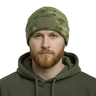 Шапка Strike флис с велкро р-р 56, A-TACS Camo
