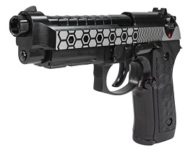 Пистолет WE M92-Hex Cut-2Tone-w/rail-AUTO (we-m014-2t)