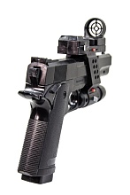 Пистолет Galaxy Colt 1911 с фонарем и коллиматором (g053c)