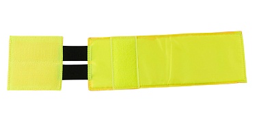 Повязка Strike свой-чужой с велкро панелью под шеврон, оранжевый, желтый