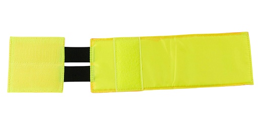 Повязка Strike свой-чужой с велкро панелью под шеврон, оранжевый, желтый