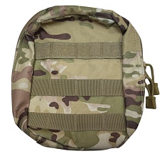 детальное фото для раздела Подсумок утилитарный вертикальный на 4 молле, мультикам (Б/У) интернет-магазин "Планета страйкбола»