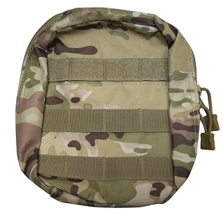 детальное фото для раздела Подсумок утилитарный вертикальный на 4 молле, мультикам (Б/У) интернет-магазин "Планета страйкбола»