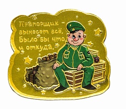 магнит "прапорщик"