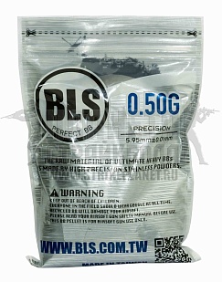 детальное фото для раздела Шары BLS 0.50г. 1000шт. precision grade серые (1ba-st50) интернет-магазин "Планета страйкбола»