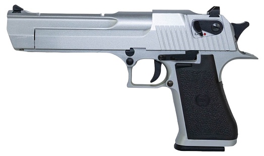 фото детально пистолет kwc desert eagle silver, gbb (kcb-51acih) интернет-магазин "Планета страйкбола"