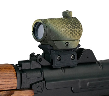 Планка picatinny Strike на АКС-74У 55мм, 3D печать пластик