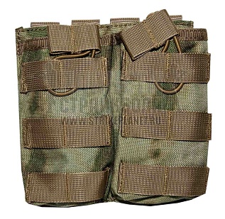 детальное фото Подсумок магазина М4 2шт. Kingrin A-TACS FG Camo (mg-12-fg) интернет-магазин "Планета страйкбола"