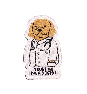 детальное фото Нашивка Strike "Trust me, I'm a DOGtor" интернет-магазин "Планета страйкбола"