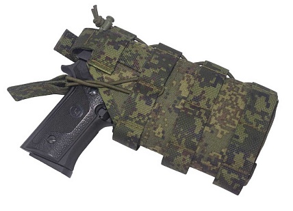 Кобура для пистолета c ЛЦУ/фонарем Strike правая, цифра