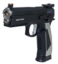 Пистолет KJW CZ SP-01 ACCU GBB, greengas (sp-01-accu)