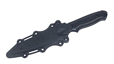 нож тренировочный cyma, черный, пластик (hy017a)