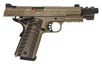 Пистолет KJW M45A1 / Colt 1911 - FDE, greengas (kp-16-gas)